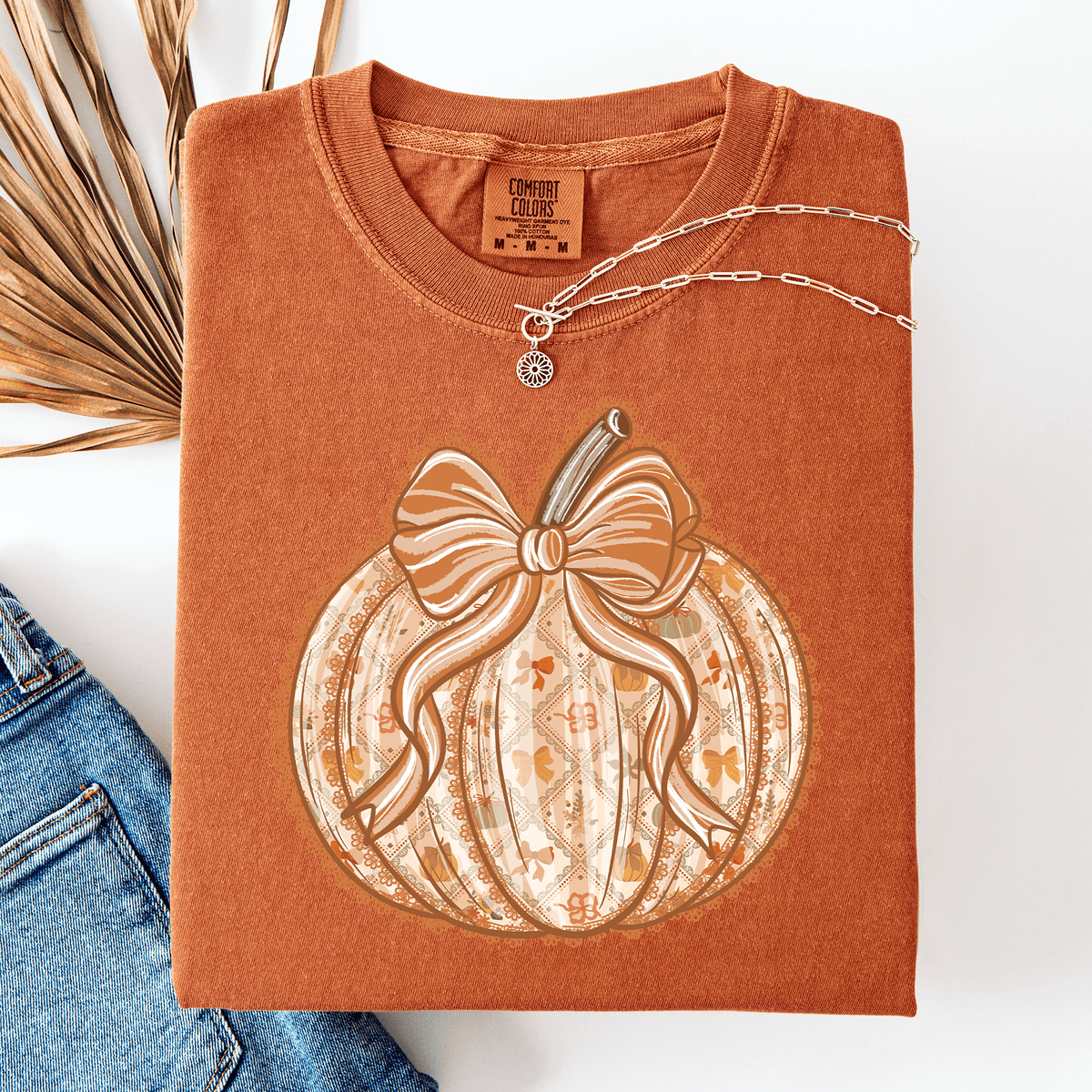 Pumpkin Pattern T-Shirt - Calendar ClosetPumpkin Pattern T-ShirtCalendar Closet
