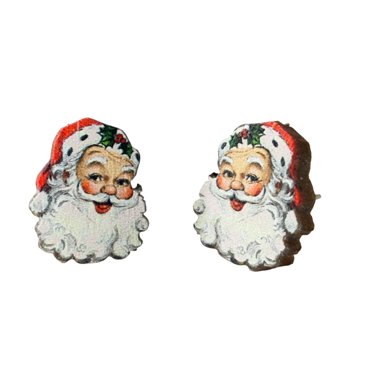 Santa Stud Earrings - Calendar ClosetSanta Stud EarringsCalendar Closet