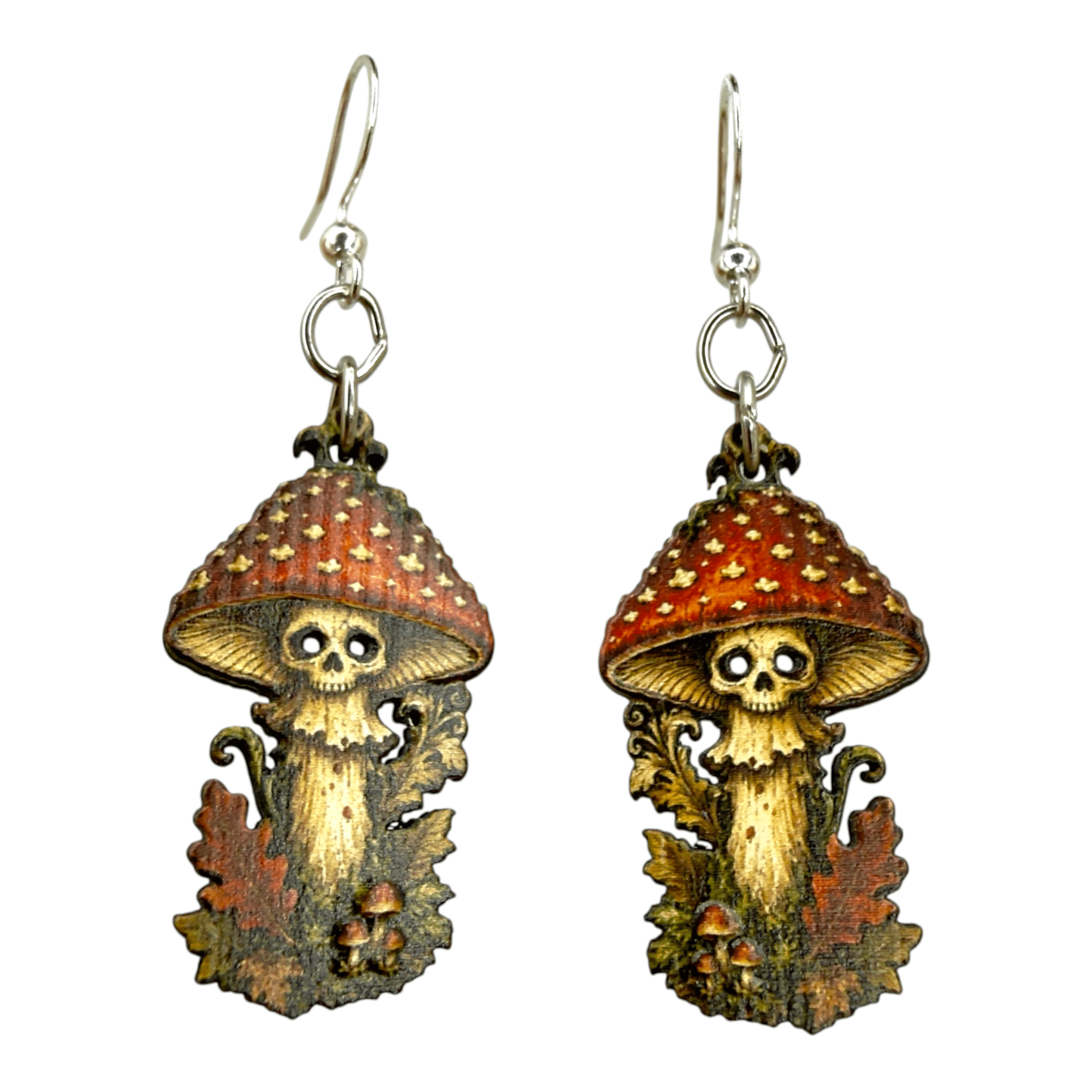 Possessed Mushroom Earrings - Calendar ClosetPossessed Mushroom EarringsCalendar Closet