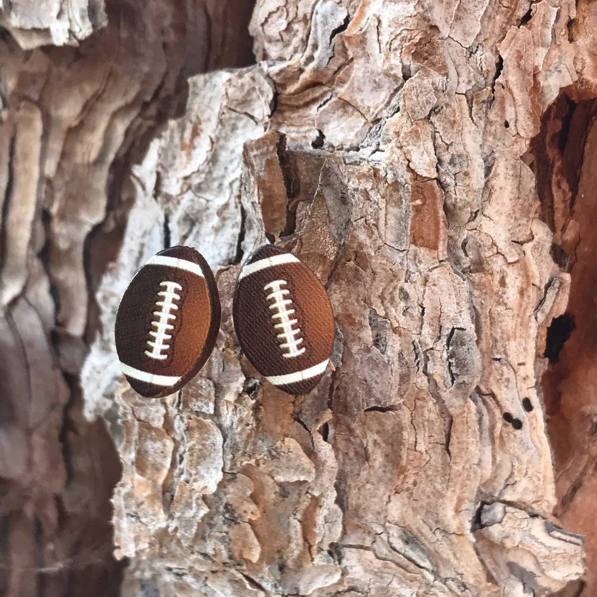 Football Stud Earrings - Calendar ClosetFootball Stud EarringsCalendar Closet