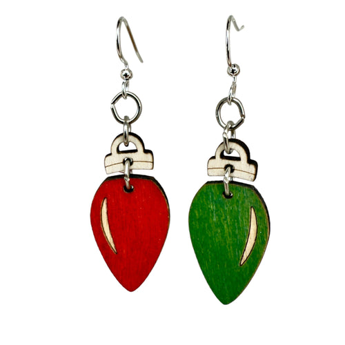 Christmas Light Bulb Earrings - Calendar ClosetChristmas Light Bulb EarringsCalendar Closet