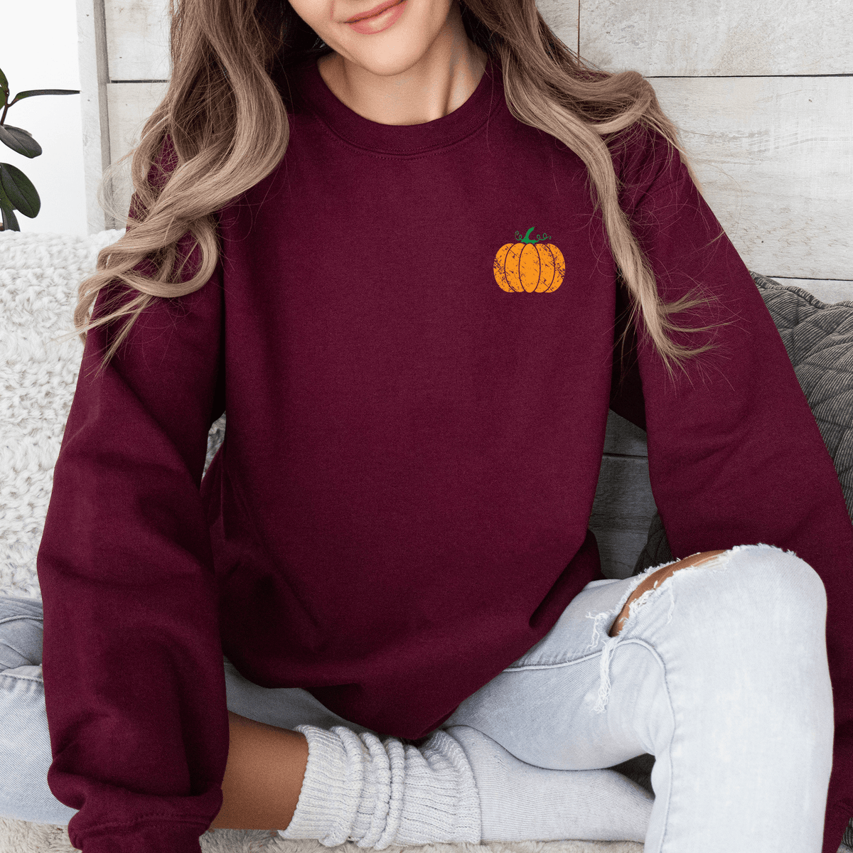 Pumpkin Pocket Sweatshirt - Calendar ClosetPumpkin Pocket SweatshirtCalendar Closet