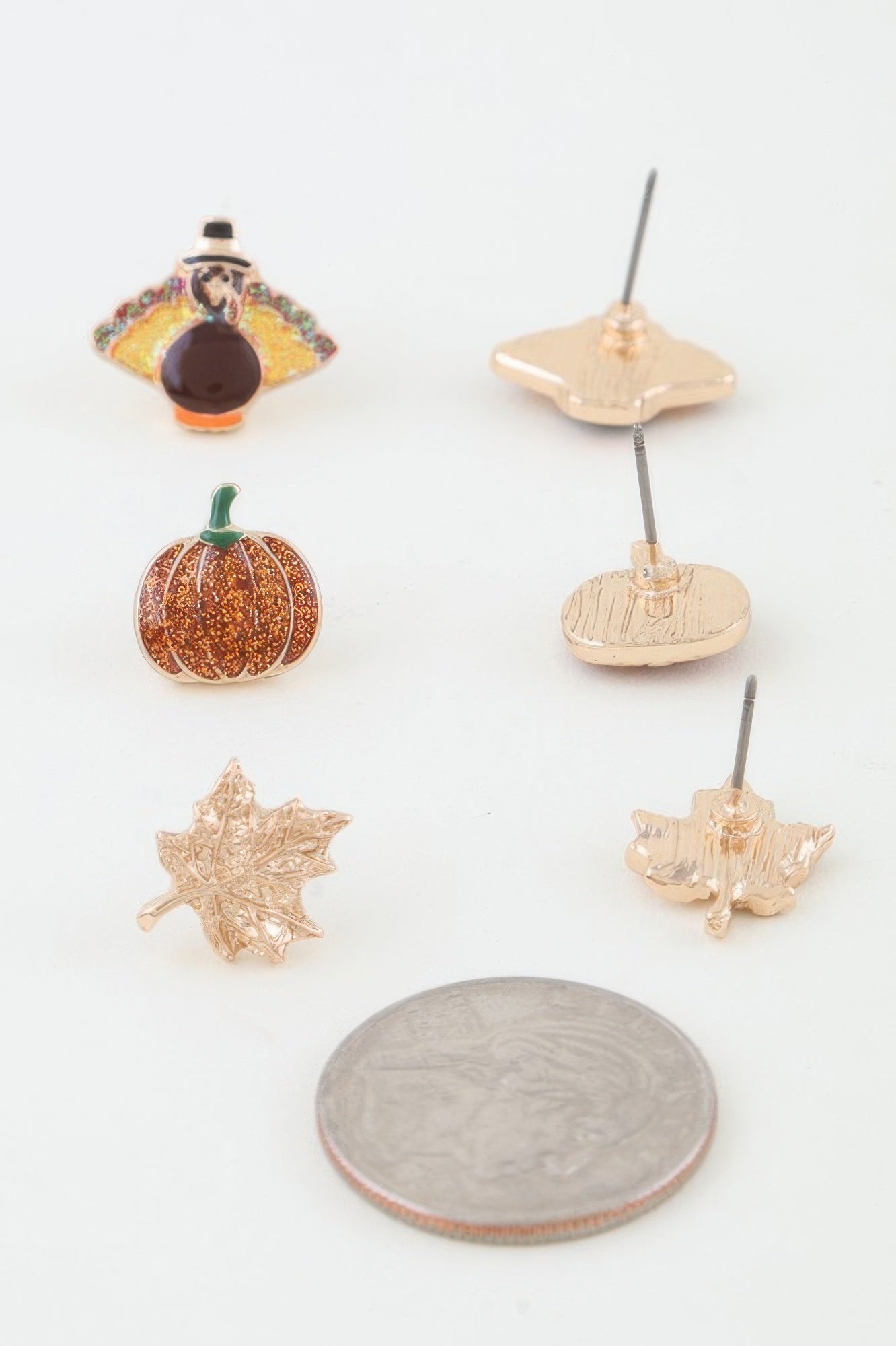 Fall Season Stud Earrings Set - Calendar ClosetFall Season Stud Earrings SetCalendar Closet