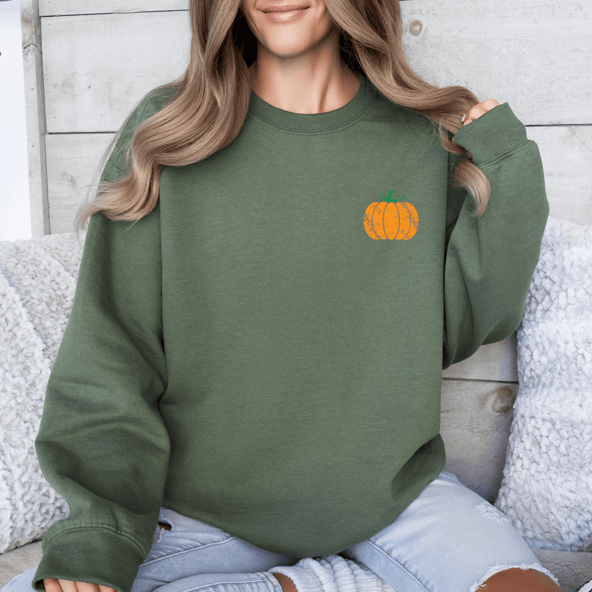 Pumpkin Pocket Sweatshirt - Calendar ClosetPumpkin Pocket SweatshirtCalendar Closet
