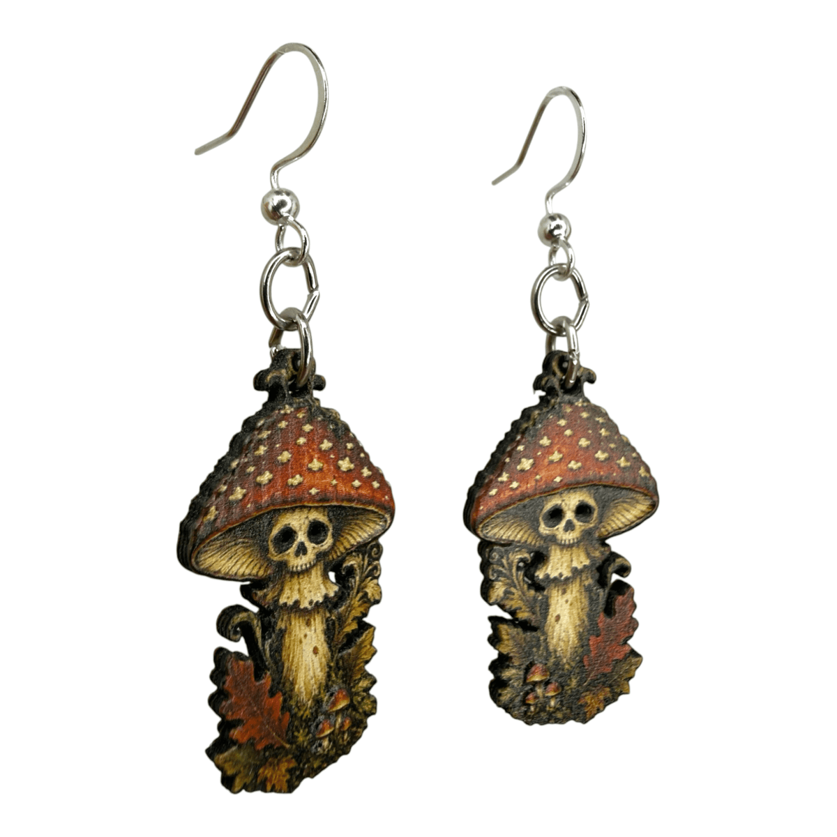 Possessed Mushroom Earrings - Calendar ClosetPossessed Mushroom EarringsCalendar Closet