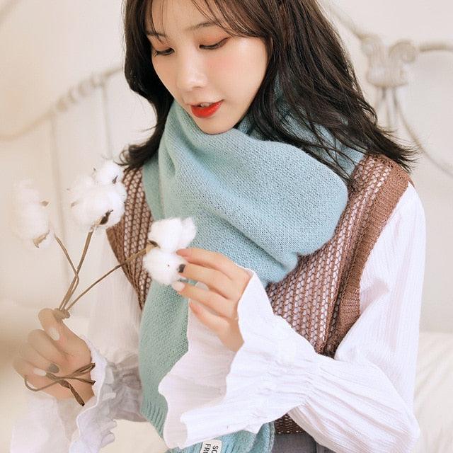 Thick Knit Twist Scarf - Calendar ClosetThick Knit Twist ScarfCalendar Closet