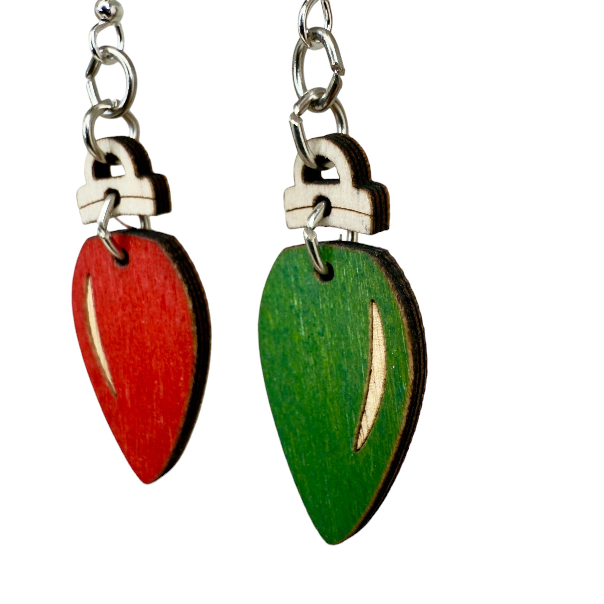 Christmas Light Bulb Earrings - Calendar ClosetChristmas Light Bulb EarringsCalendar Closet