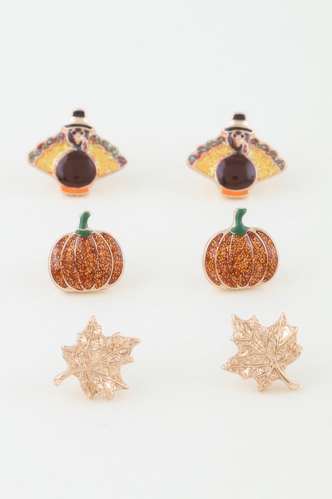 Fall Season Stud Earrings Set - Calendar ClosetFall Season Stud Earrings SetCalendar Closet