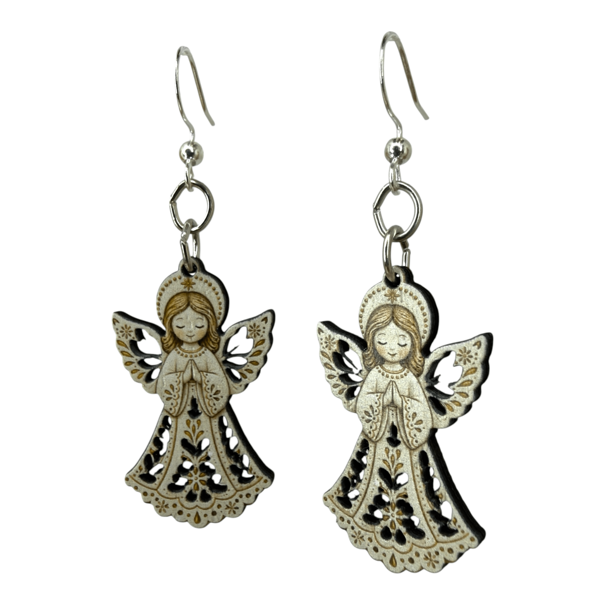 Christmas Angel Earrings - Calendar ClosetChristmas Angel EarringsCalendar Closet