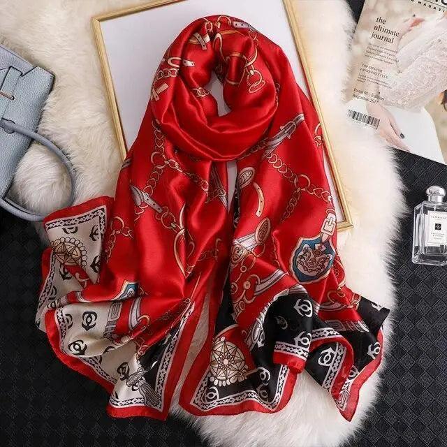 Georgette Chiffon Scarf - Calendar ClosetGeorgette Chiffon ScarfCalendar Closet