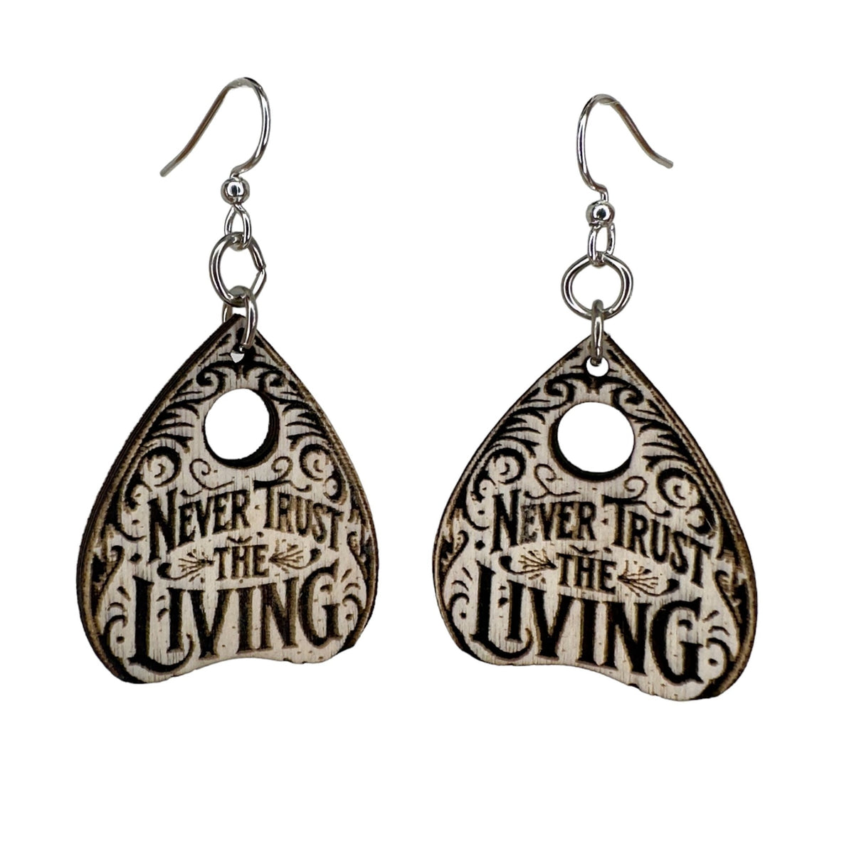 Ouija Planchette Earrings - Calendar ClosetOuija Planchette EarringsCalendar Closet