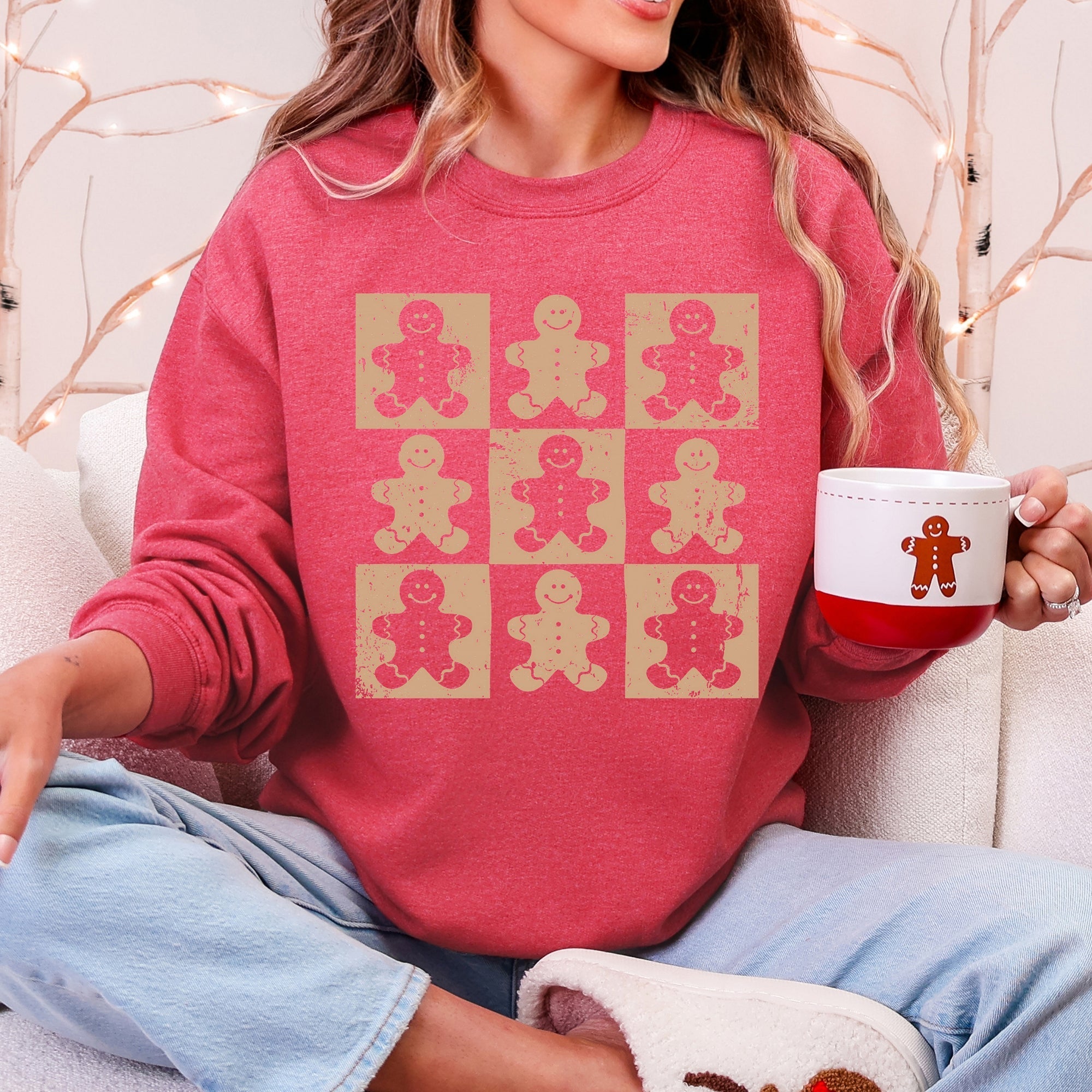 Gingerbread Christmas Sweatshirt - Calendar ClosetGingerbread Christmas SweatshirtCalendar Closet