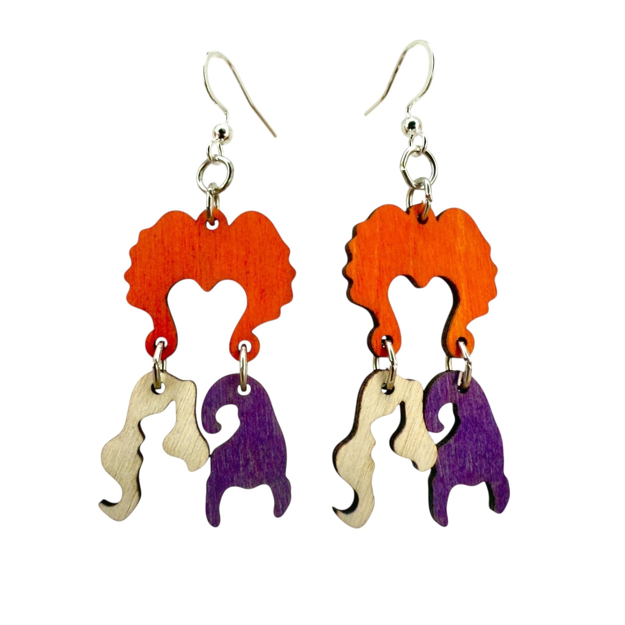 Hocus Pocus Witch Earrings - Calendar ClosetHocus Pocus Witch EarringsCalendar Closet