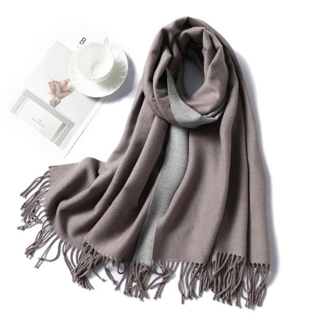 Classic Soft Tassel Scarf