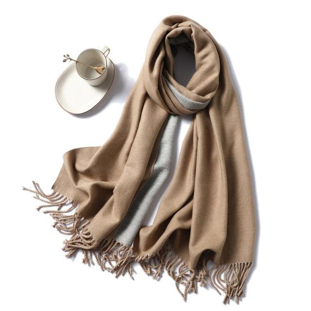 Classic Soft Tassel Scarf