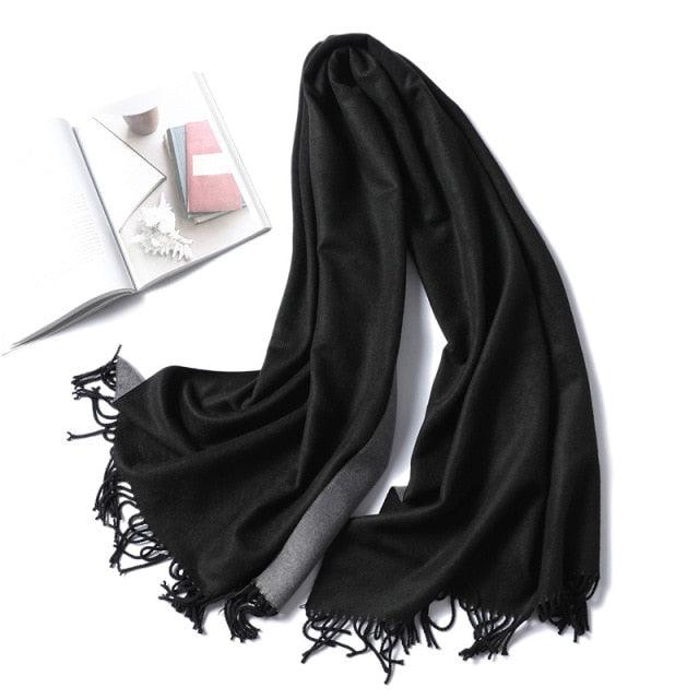 Classic Soft Tassel Scarf