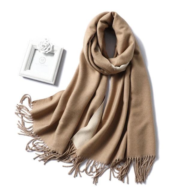 Classic Soft Tassel Scarf
