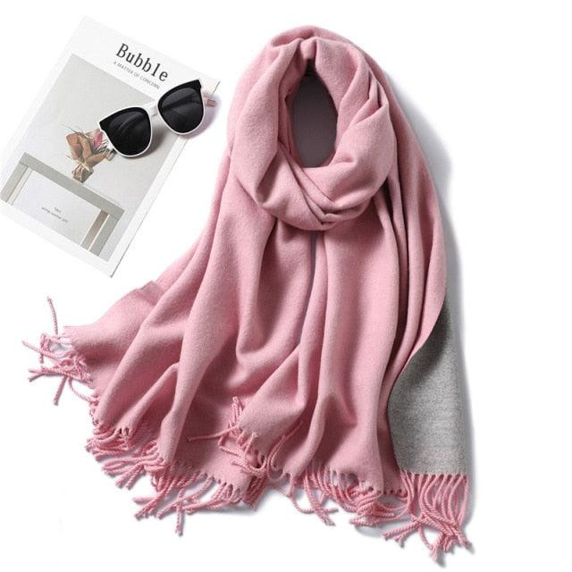 Classic Soft Tassel Scarf