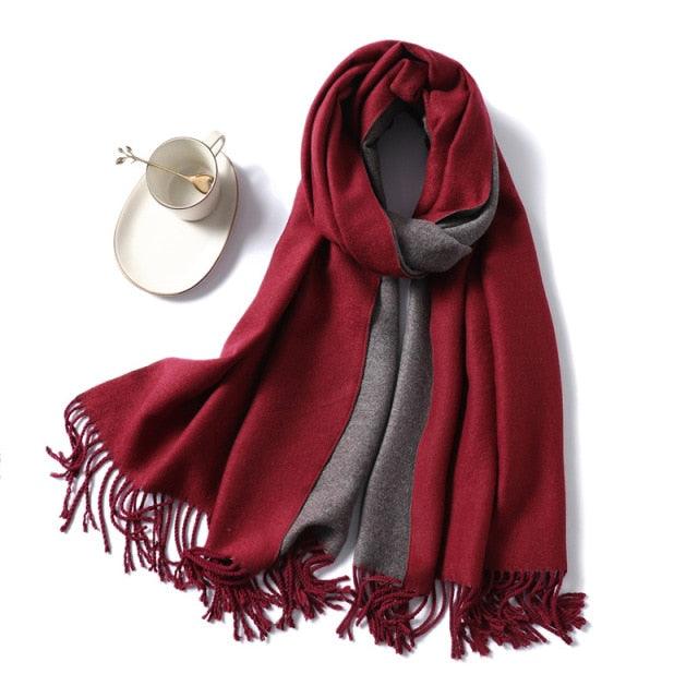 Classic Soft Tassel Scarf