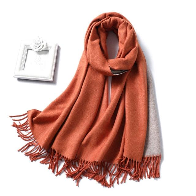 Classic Soft Tassel Scarf