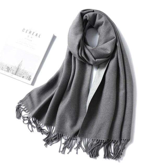 Classic Soft Tassel Scarf