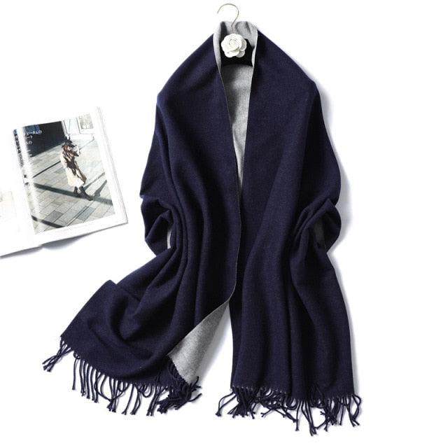 Classic Soft Tassel Scarf
