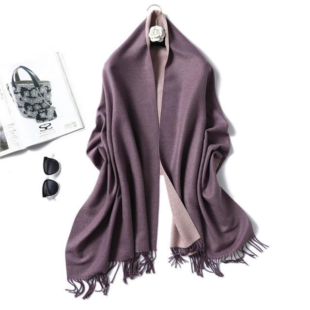 Classic Soft Tassel Scarf