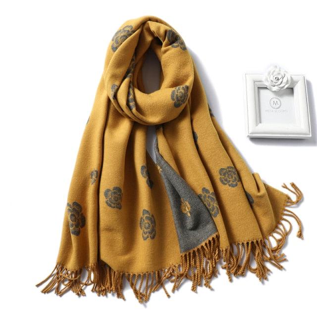 Classic Soft Tassel Scarf