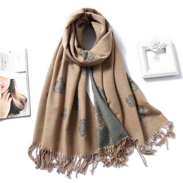 Classic Soft Tassel Scarf