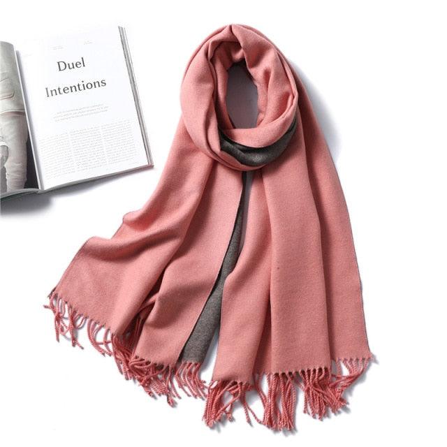 Classic Soft Tassel Scarf