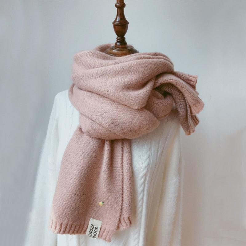 Thick Knit Twist Scarf
