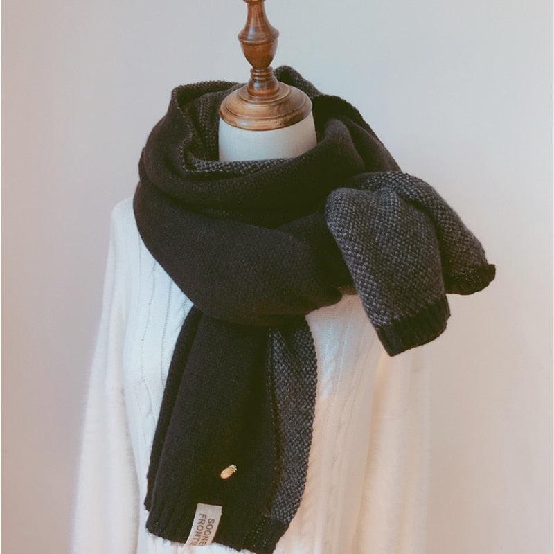 Thick Knit Twist Scarf