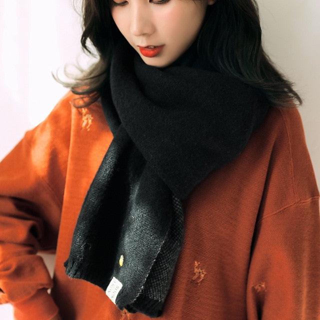 Thick Knit Twist Scarf