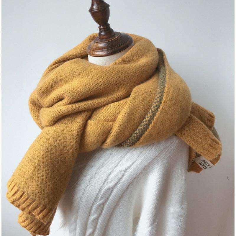 Thick Knit Twist Scarf